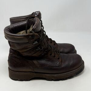 Rockport XCS GoreTex Boots Womens 8 M Brown Leather High Ankle Biker Hiking